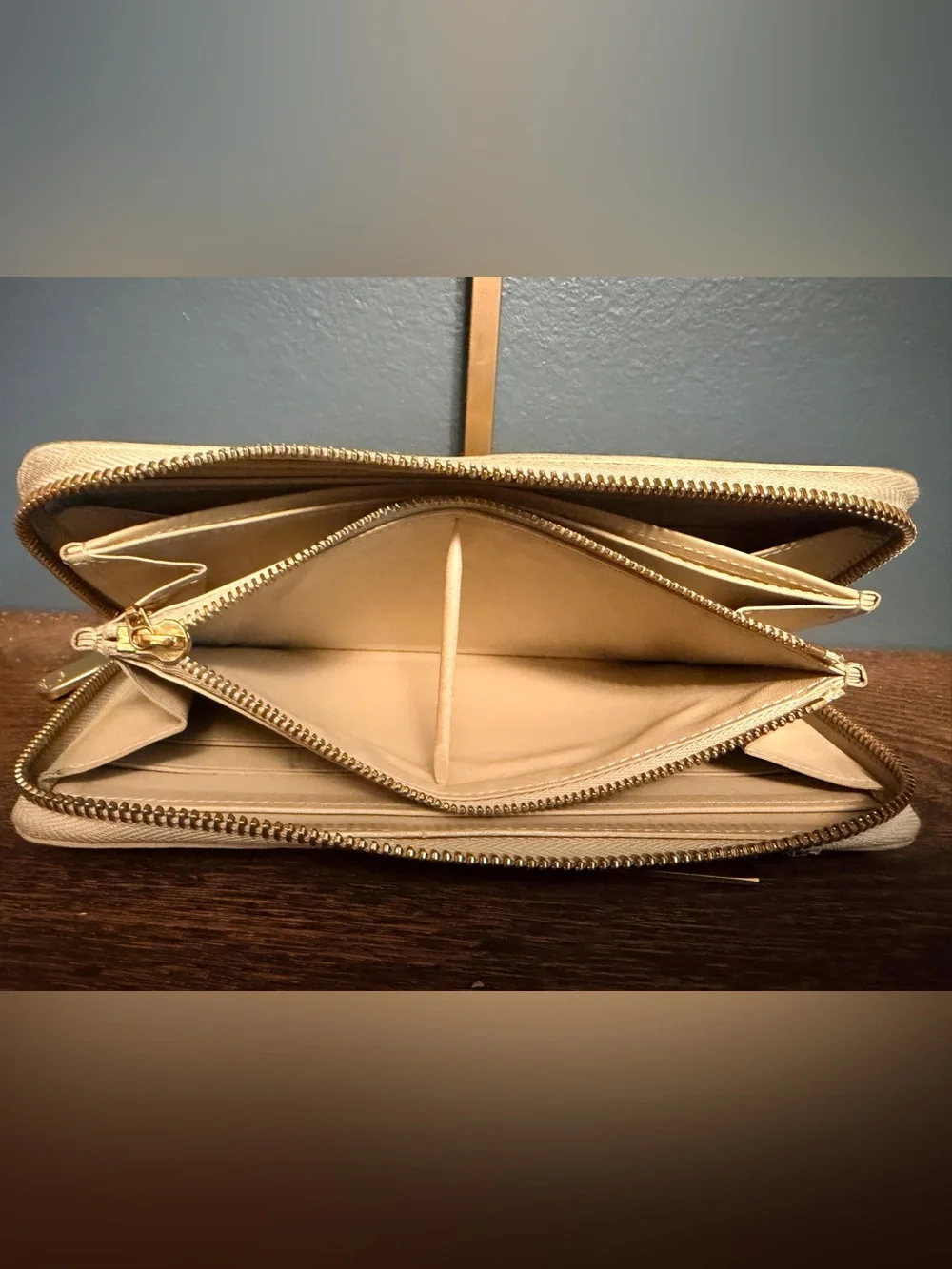 Louis Vuitton Yellow Monogram Vernis Zip Around Wallet